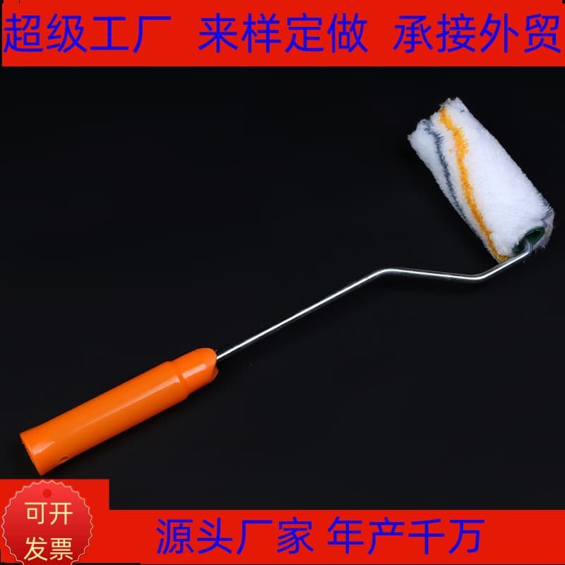 Zhumei 4 4inch маленькая угловая роликовая кисть, кисть без мертвого угла, производство роликовой кисти, маленькая головка для большого пальца, маленький роликовый сердечник