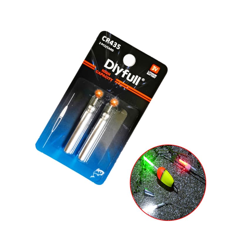 Источник питания Danny Rich Luminous Floating Fish Плавающая батарея CR435 Большая батарея Бесплатная доставка
