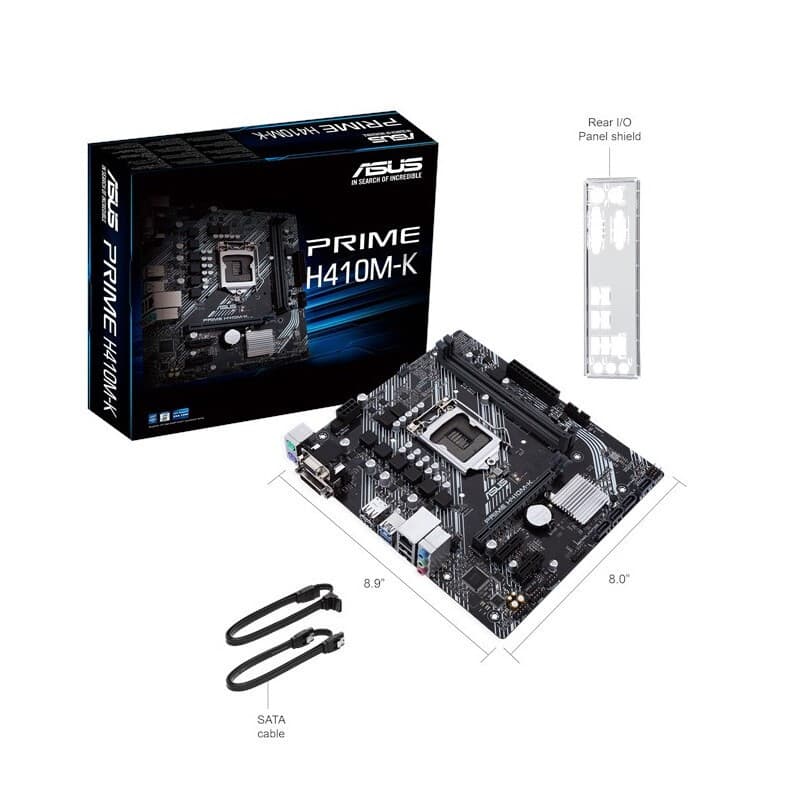 Применимо к Asus PRIMEH410M-K Материнская плата настольного компьютера 10 поколения для офисных игр поддерживает cpu10400 10 поколения