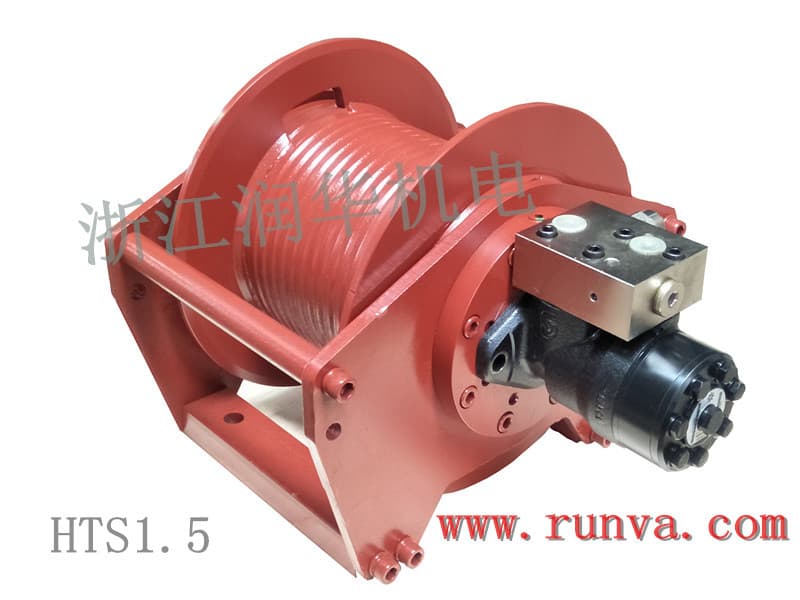 Производитель Runhua, лебедка гидравлическая Runva HTS1.5 тонны