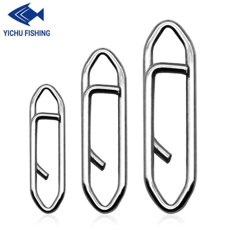Luya Back Pin Quick Connector Подвесное кольцо Поворотные аксессуары из нержавеющей стали Задняя булавка Ложная приманка Рыболовные снасти
