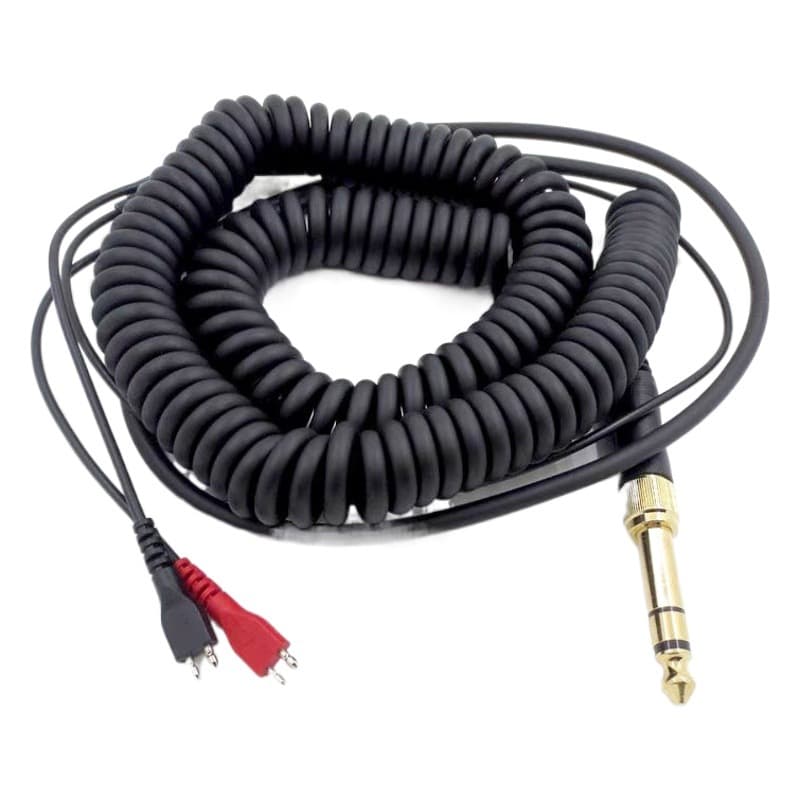 Подходит для подключения наушников Sennheiser HD25Plus, HD560, HD540, HD480, пружинный кабель для наушников.