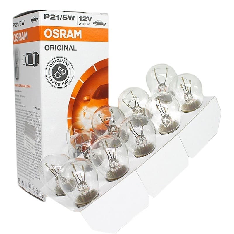 OSRAM стоп-фонарь 7528 двойная проволока P21/5W задний противотуманный фары 7506 одиночная проволока P21W задний фонарь