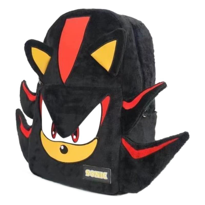 Wlgs домашний Sonic Shadow черный плюшевый нишевый рюкзак пара