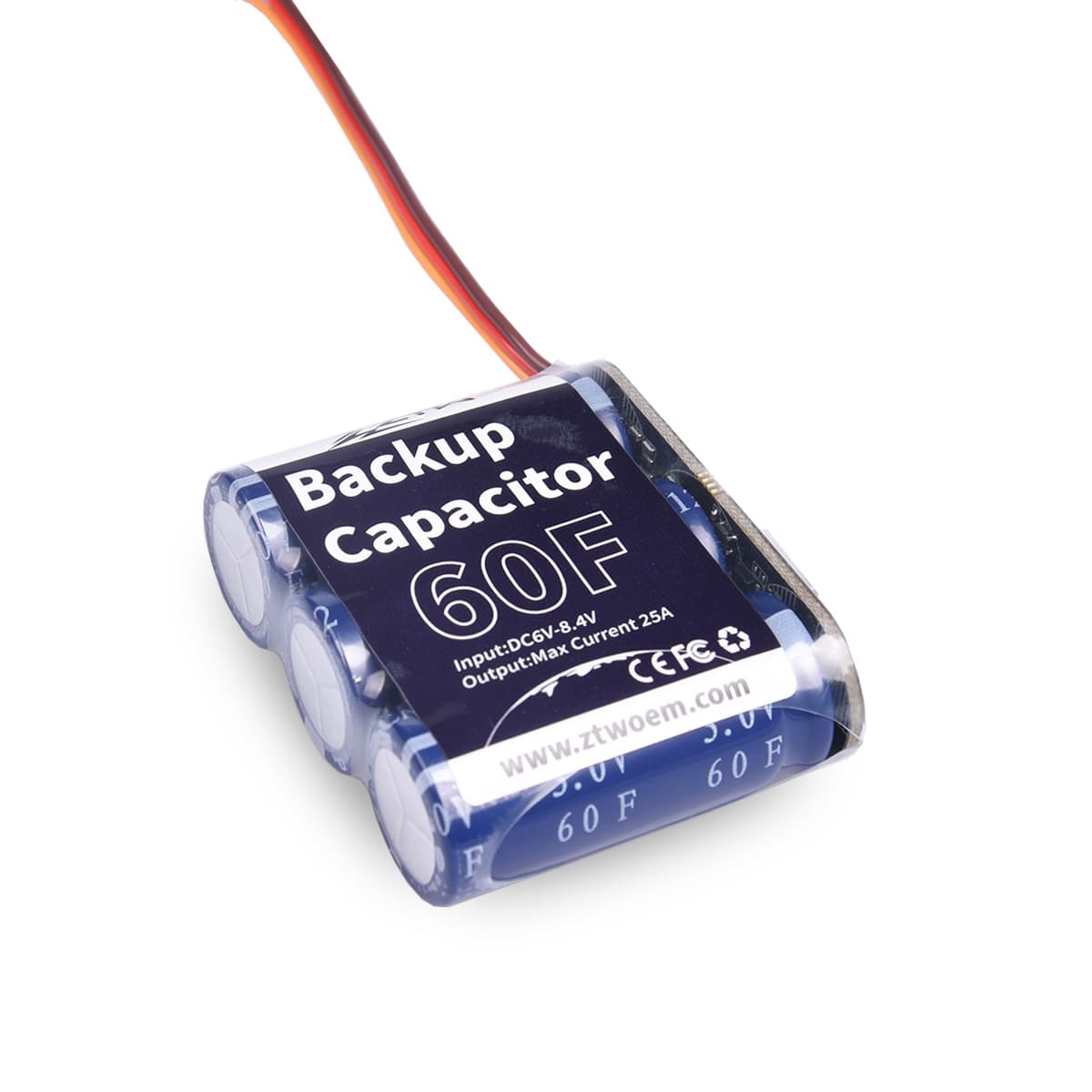 Резервные конденсаторы Zhongtwei ZTW Backup Capacitor 60F Внешний емкостный приемник питания