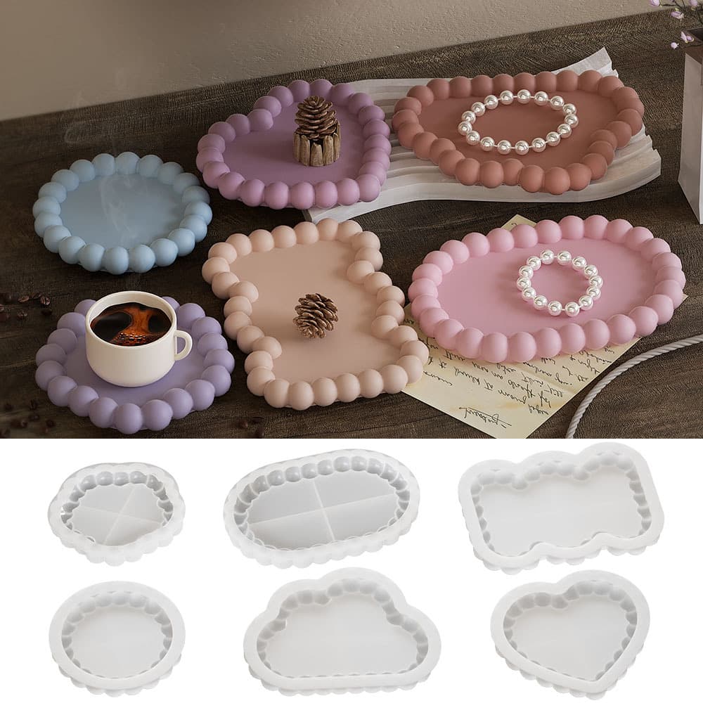 Yumei diy несколько пузырьковых подставок для кубков геометрические капли для полива