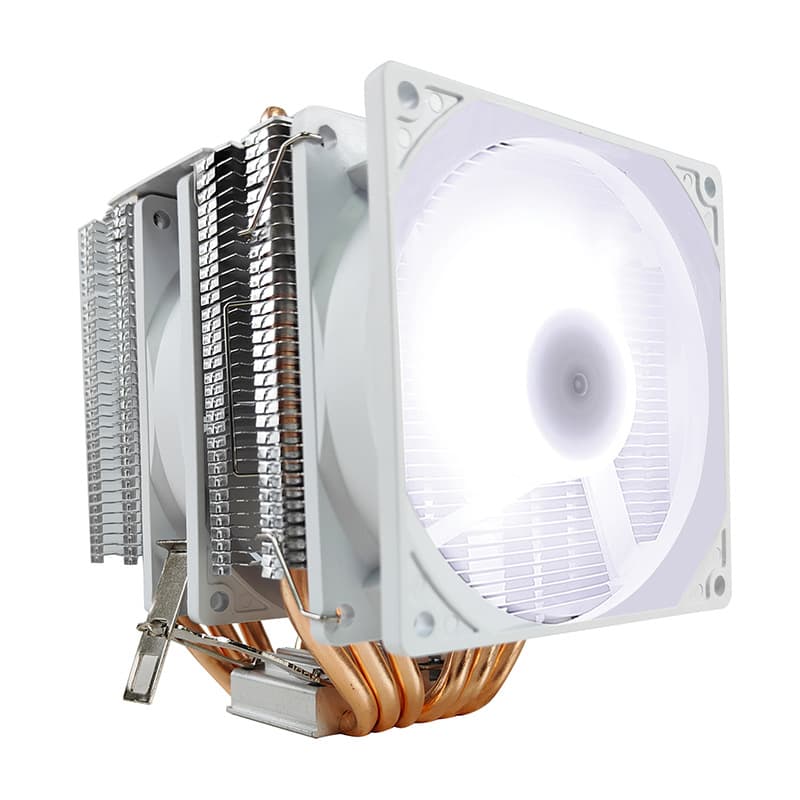 Все белые процессорные радиаторы 6 медные трубы 1700/1366/1156 cpu охлаждающий вентилятор ледник B26