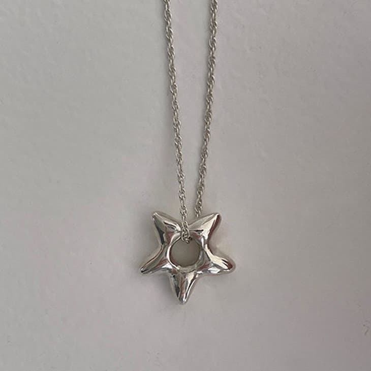 Домашнее корейское fillette starfish earring морская звезда ожерелье ключицы ins текстура