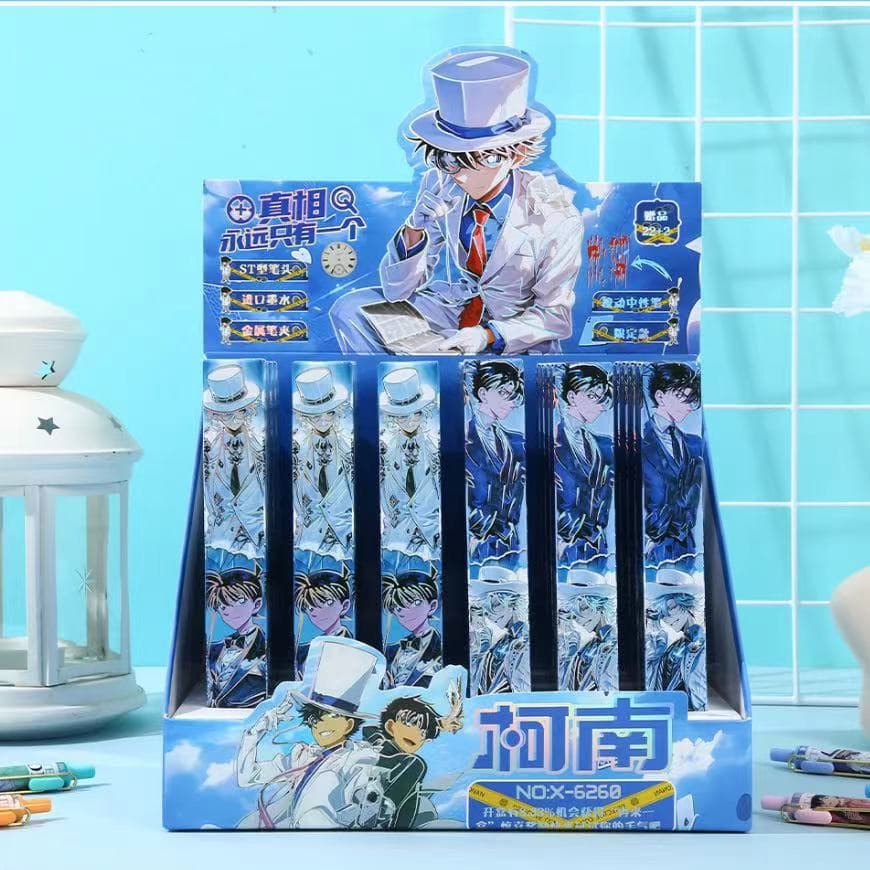 Новый Konan Blind Box Pen мультфильм аниме серии гениальная ручка для студентов 0,5 черный экзамен водяная ручка Blind Box оптом