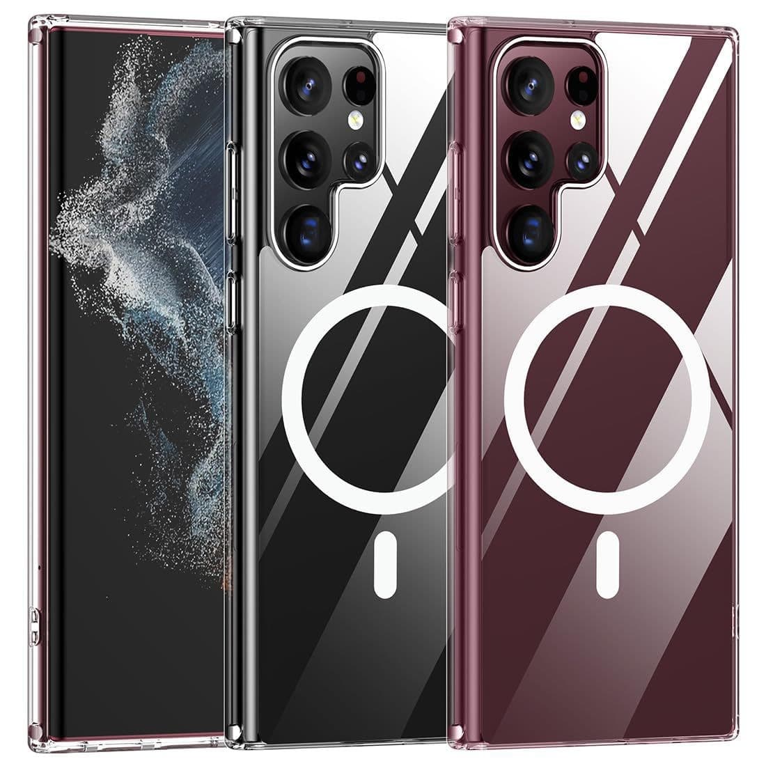 Применимо для Samsung s25ultra чехол для телефона S24 противоударный жесткий чехол новый S23 магнитный чехол трансграничный предпочтительный