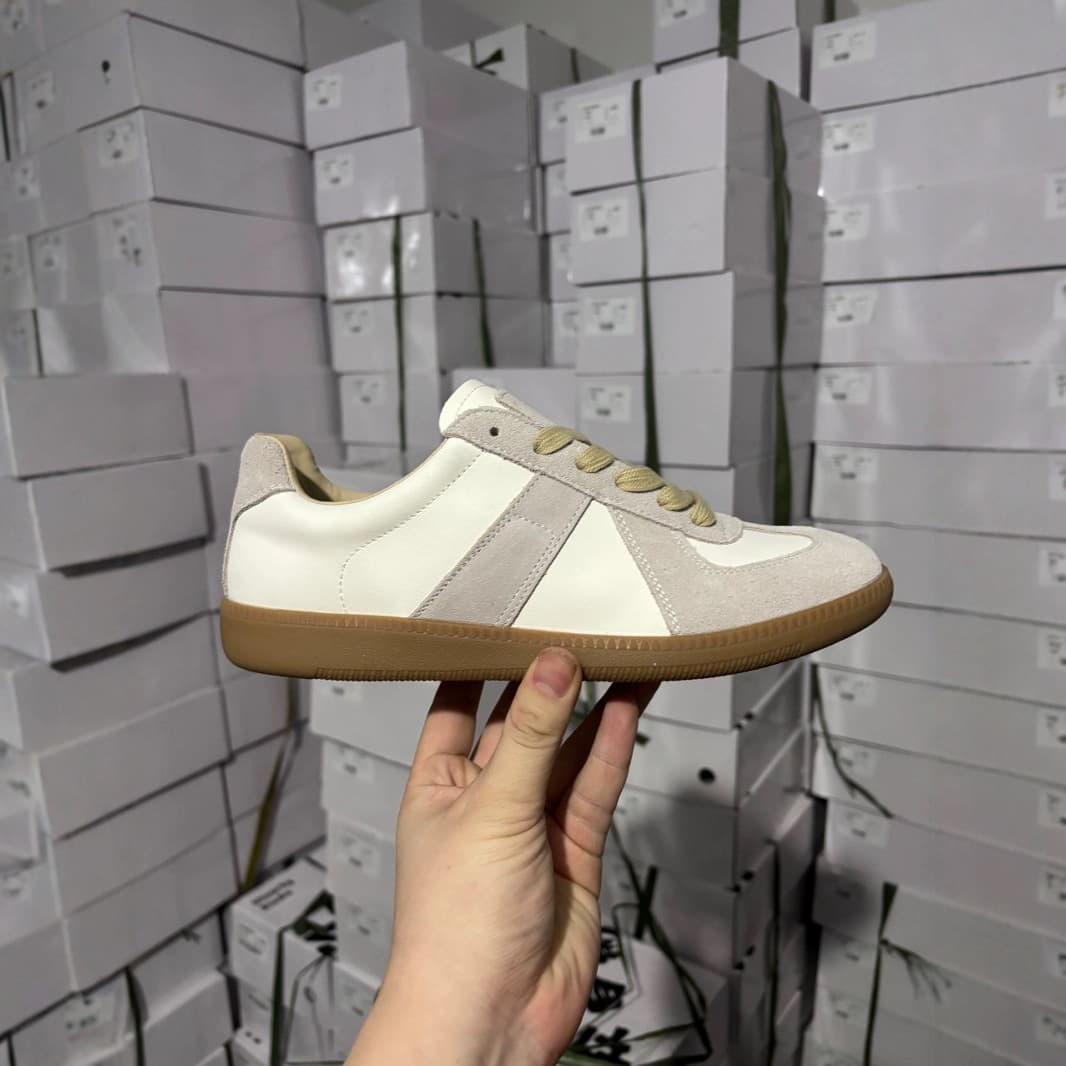 Немецкая обувь женская весна и лето натуральная кожаная повседневная обувь мужская обувь ретро спортивная обувь арганд плоская белая обувь