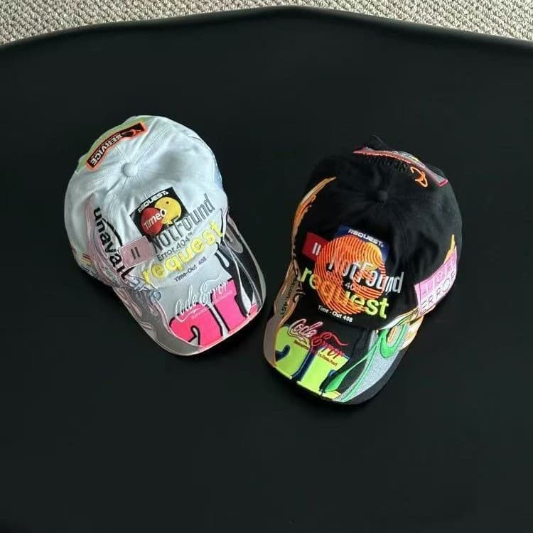 [Готовый запас] VTM19AW Dark Web Season Charming Super Rare Ten Thousand Needle Embroidery Серый цвет Бейсбольная повседневная кепка с козырьком