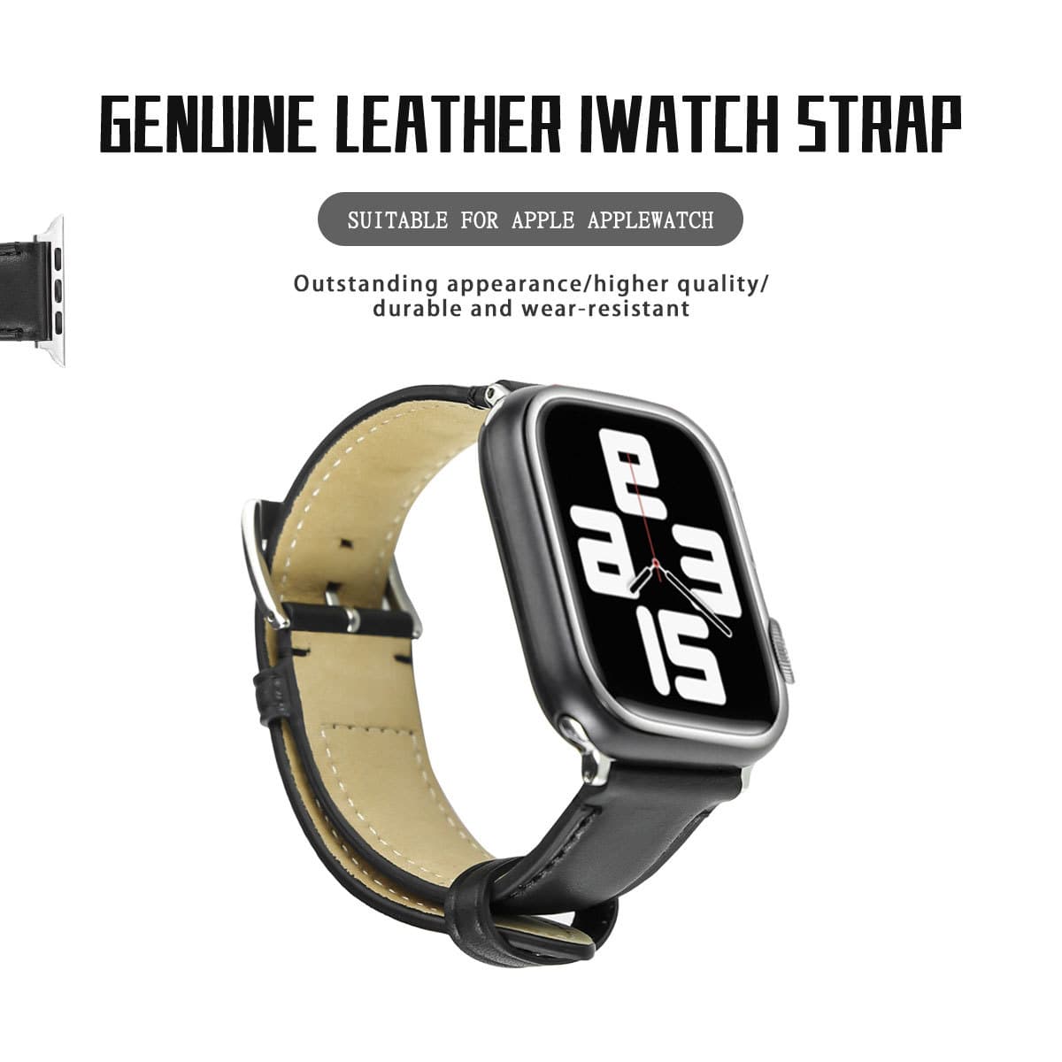 Подходит для Apple iwatch ремешок для часов кожаный ремешок