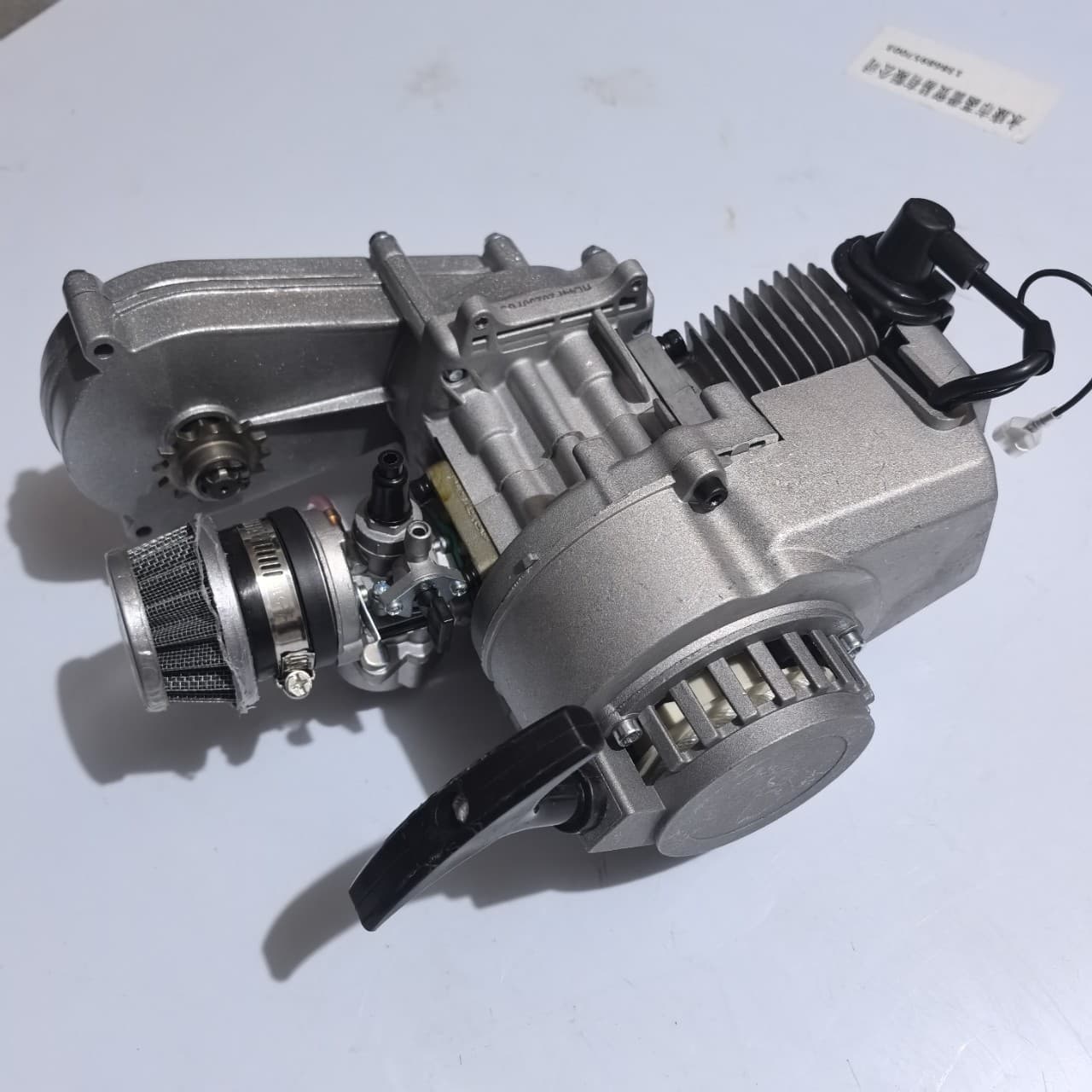 Мини-аксессуары для мотокросса 47/49CC, полностью алюминиевый 0.1kg тактный двигатель с ручным приводом, бензиновый двигатель, трансмиссия