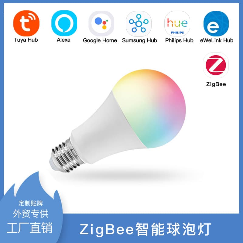 Умная лампа ZigBee граффити умный протокол ZigBee3.0 прямое подключение Alexa Управление несколькими шлюзами