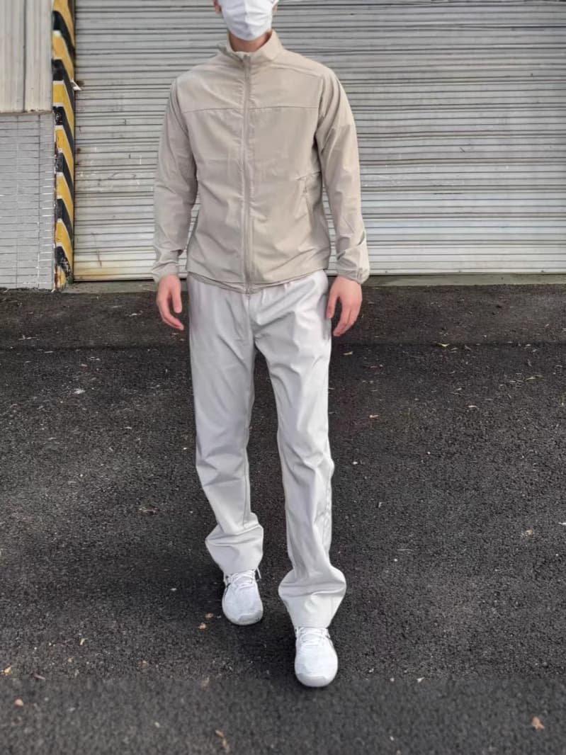 RDT мужская одежда | холодные ятаган повседневные брюки bootcut ледяная кожа на открытом воздухе тонкий легкий свободный фундамент тонкие брюки