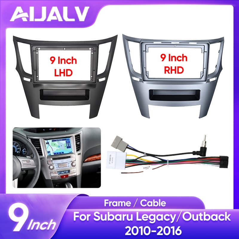 Заводская цена Subaru/Legacy/Outback навигационная рамка подходит для 2010-2016 Android навигационная рамка 9 дюймов