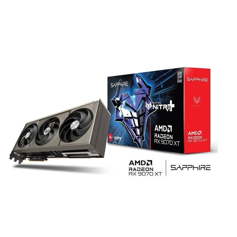 Sapphire AMD Radeon RX 9070XT 16 ГБ GDDR6 NITRO+ Nitrogen игровая видеокарта