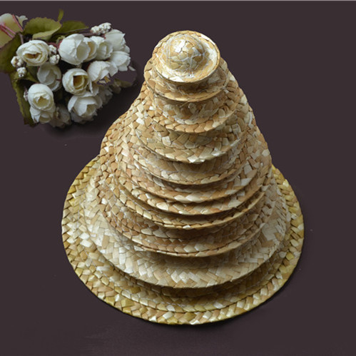 Мини соломенная шляпа для кукол и DIY, 4–25 см оптом из Китая