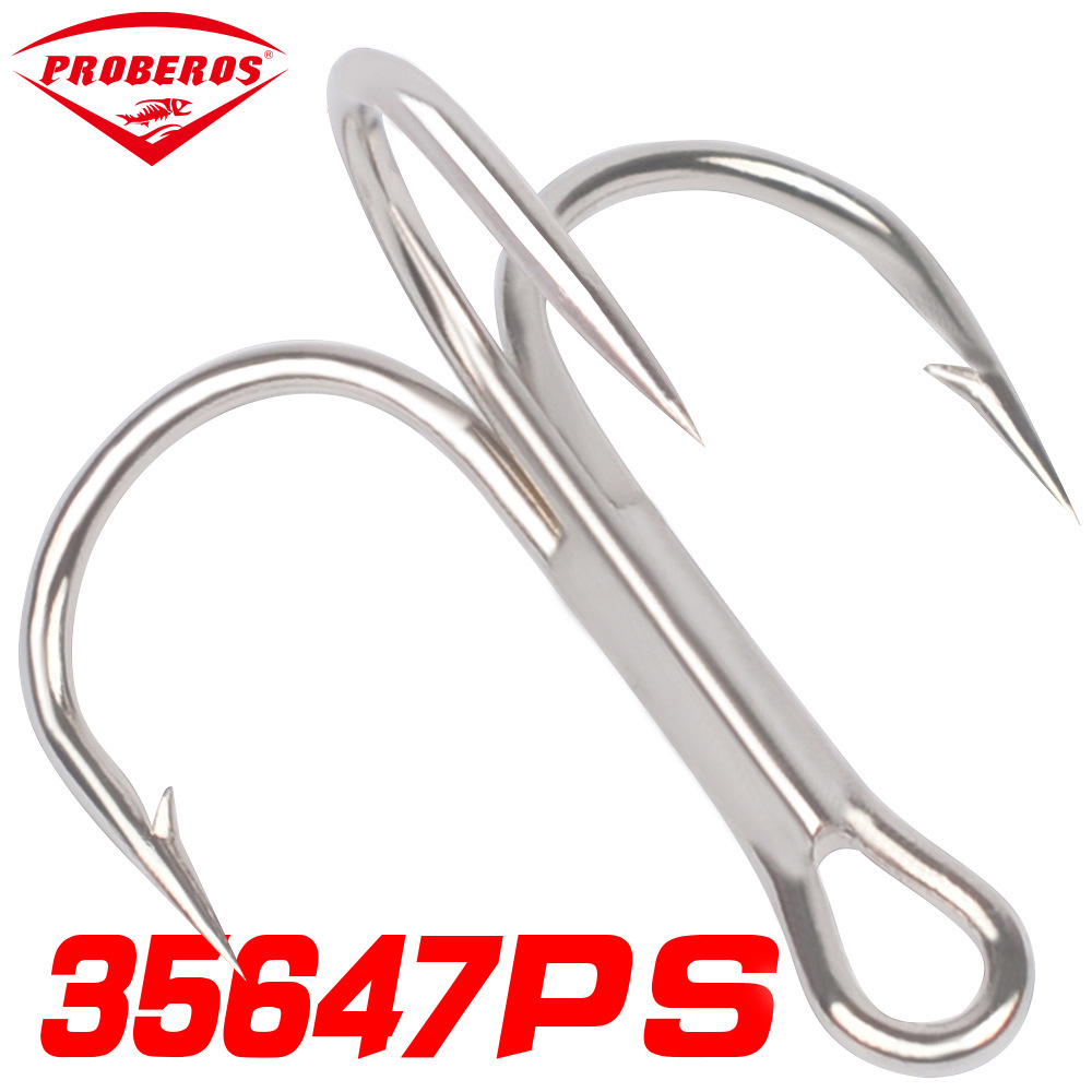Крючки рыболовные тройные 35647PS оптом из Китая