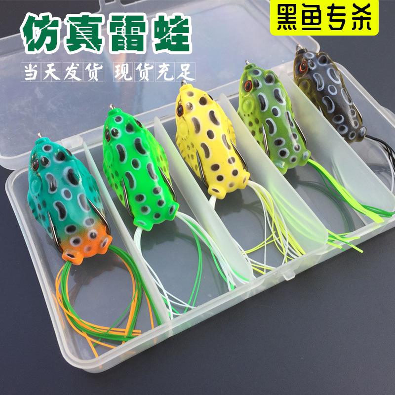 Приманки Thunder Frog оптом из Китая, набор 5 шт, 5-12 г