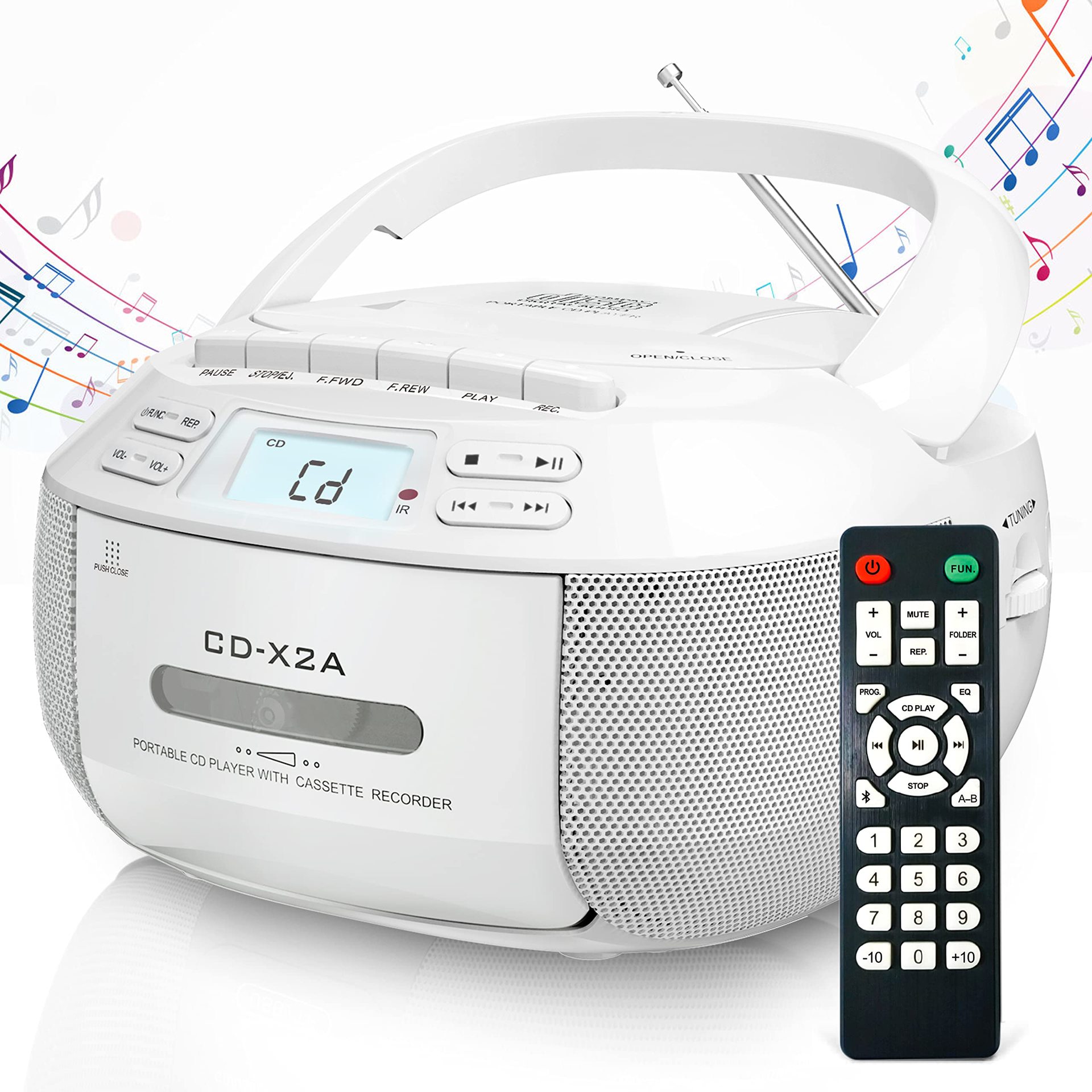 Стереосистема с CD, Bluetooth, радио и кассетой оптом из Китая
