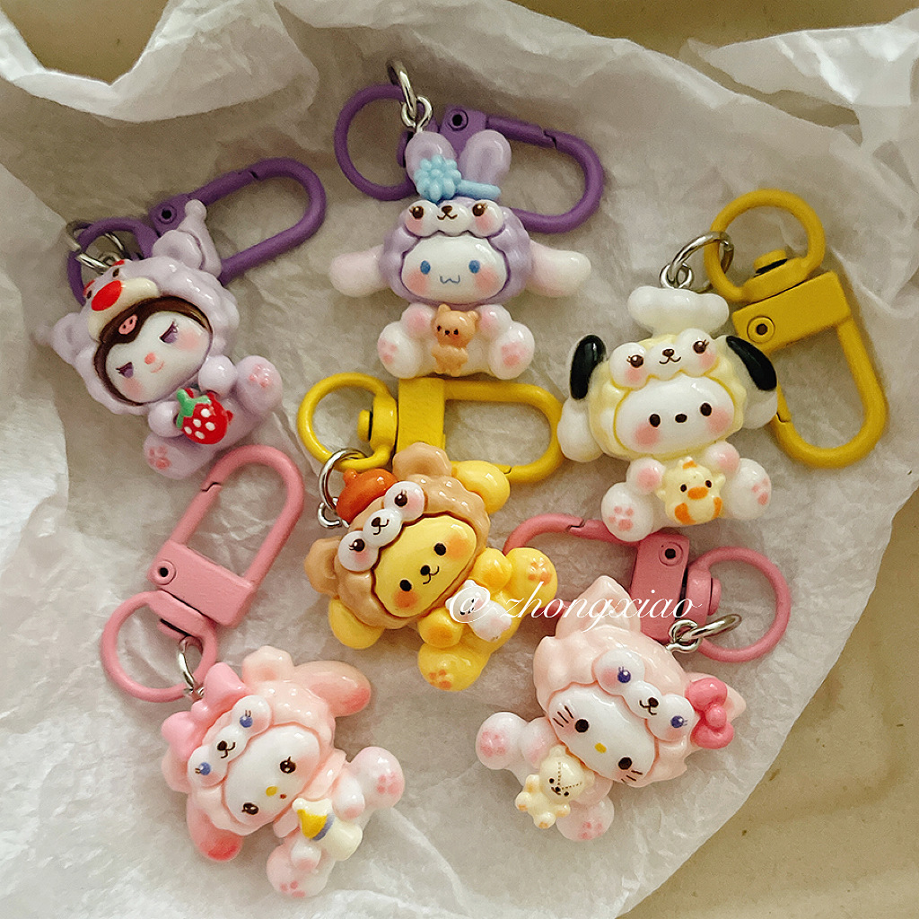 Брелоки Sanrio оптом из Китая — милые кулоны для рюкзаков