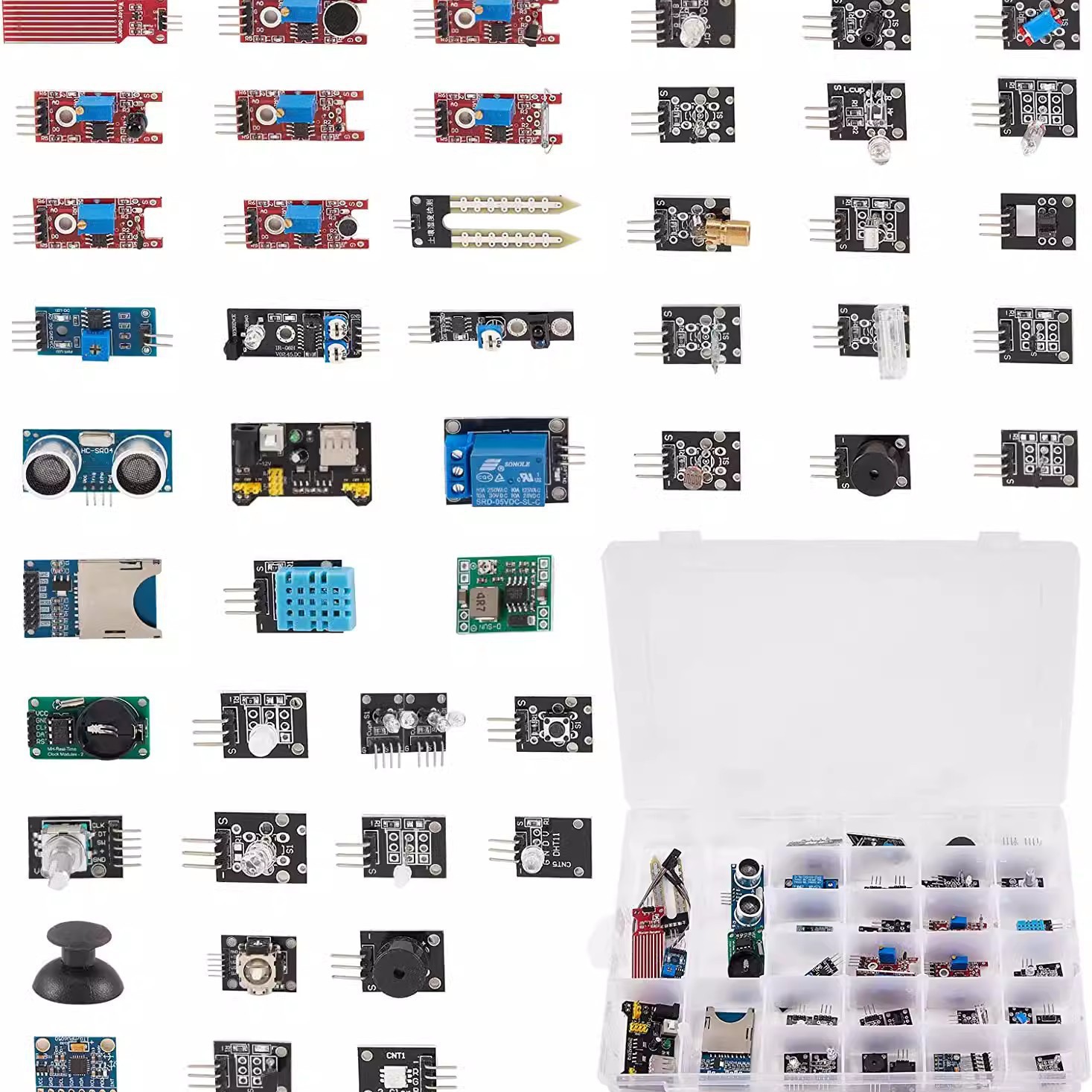 Наборы датчиков для Arduino и Raspberry Pi оптом из Китая