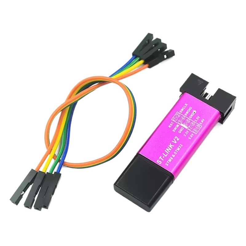 Программатор ST-LINK V2 для STM8/STM32 оптом из Китая