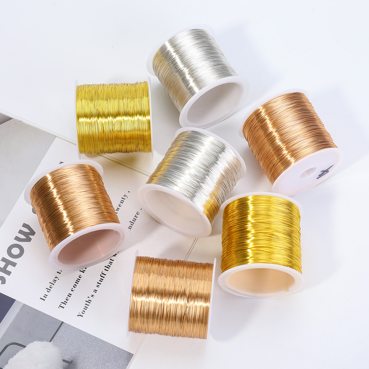 18K сохраняющая цвет настоящая медная проволока оптом из Китая