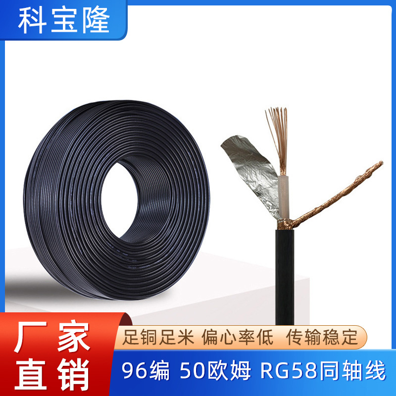 Коаксиальный кабель RG58 50 Ом оптом из Китая
