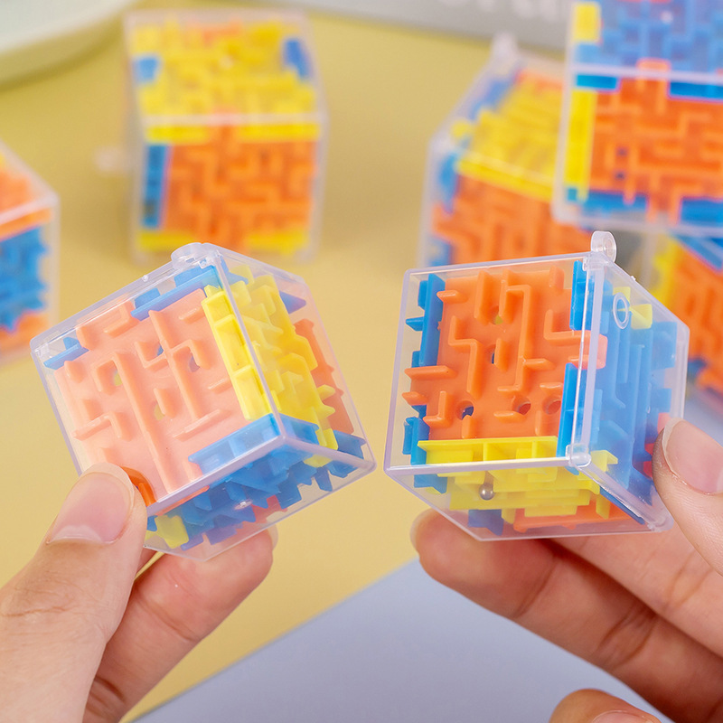 Детский 3D-лабиринт-кубик для развития мышления оптом из Китая