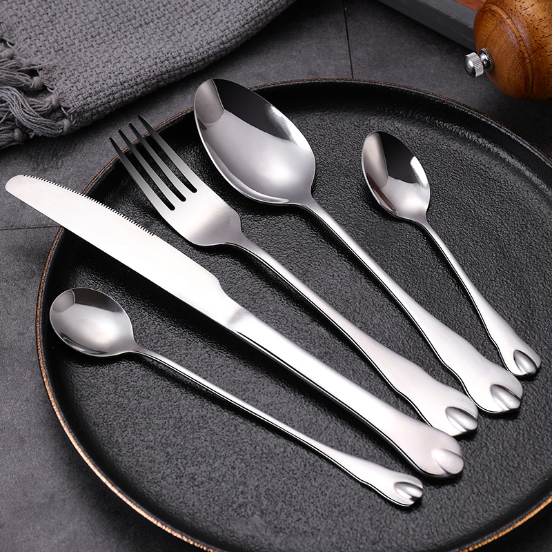 Нож, вилка и ложка из нержавеющей стали Island Q оптом из Китая