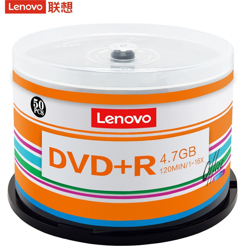 Диски для записи DVD+R Lenovo, 16x скорость, 4.7 оптом из Китая