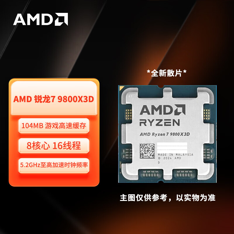 Процессор AMD Ryzen 7 9800X3D оптом из Китая