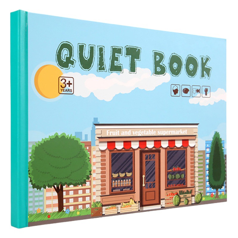 Книга-пазл с наклейками для детей оптом из Китая