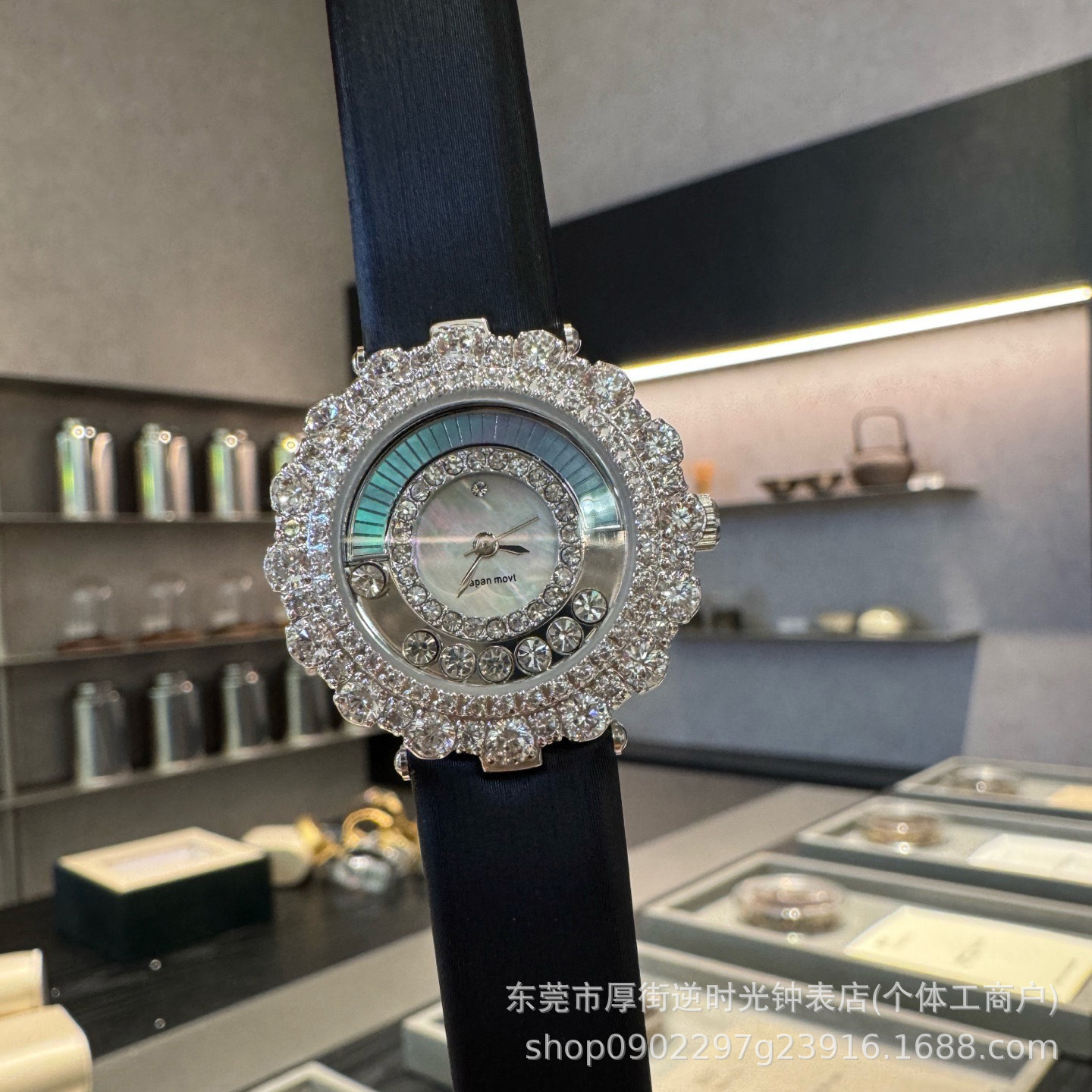 Женские часы Happy Diamond с 7 бриллиантами оптом из Китая