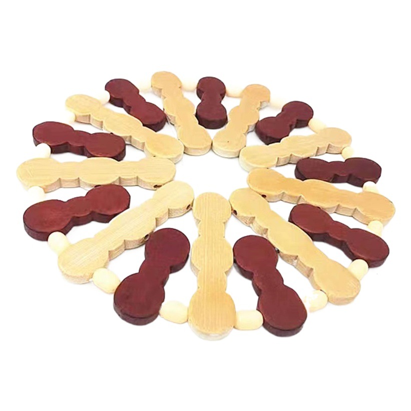 Коврик бамбуковый для посуды с узором, оптом из Китая