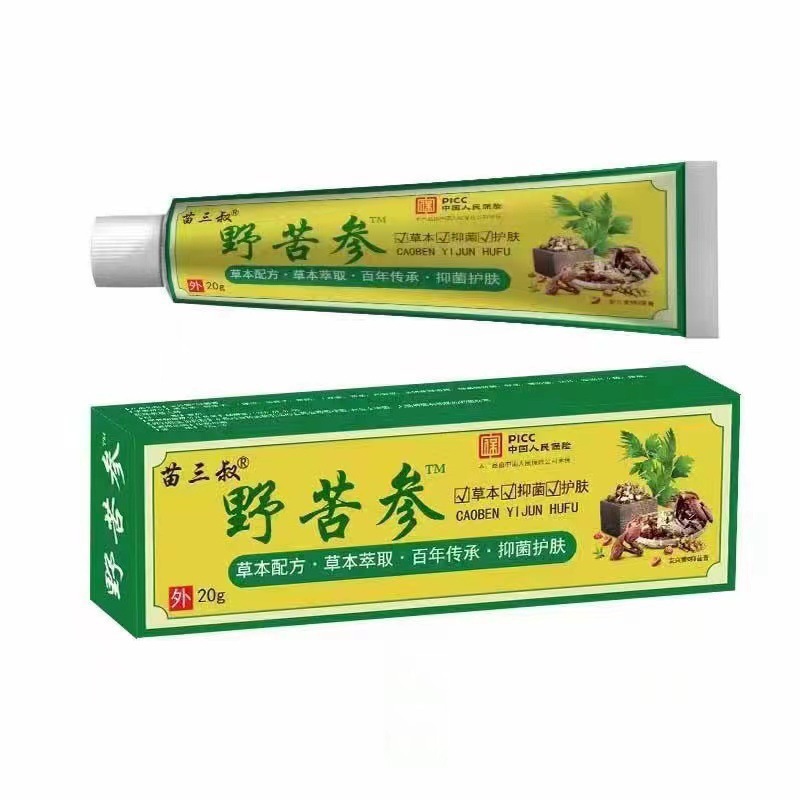 Травяной крем от зуда Miao Sanshu Ye оптом из Китая