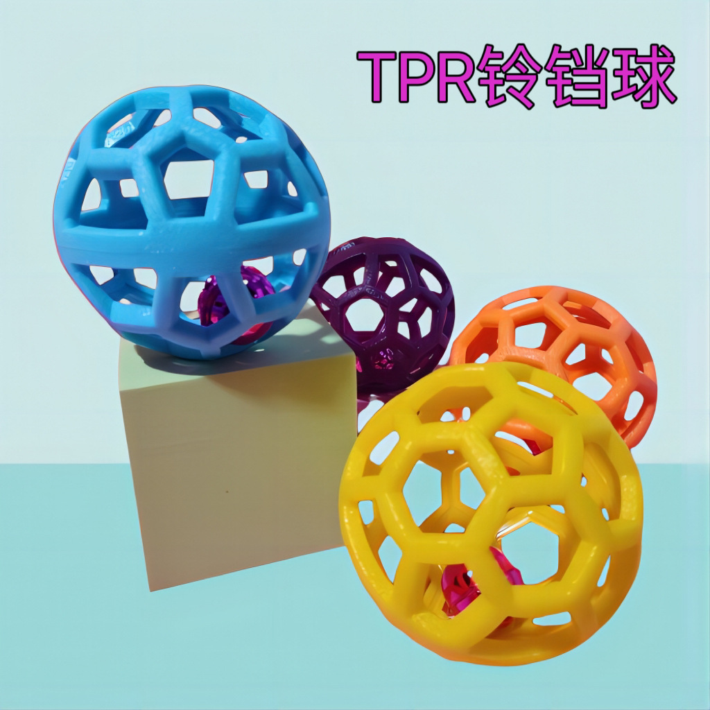 Игрушка для собак с колокольчиком из TPR оптом из Китая