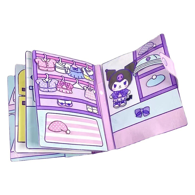 Тихая книга Sanrio с вырезами для детей оптом из Китая