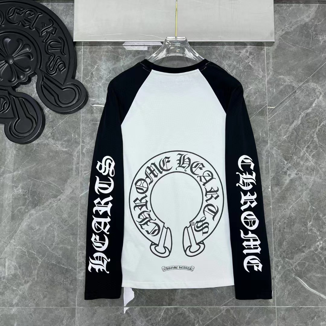 Худи Chrome Hearts с подковой и цветными блоками оптом из Китая