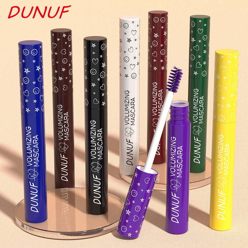Цветная тушь для ресниц DUNUF 8 цветов оптом из Китая