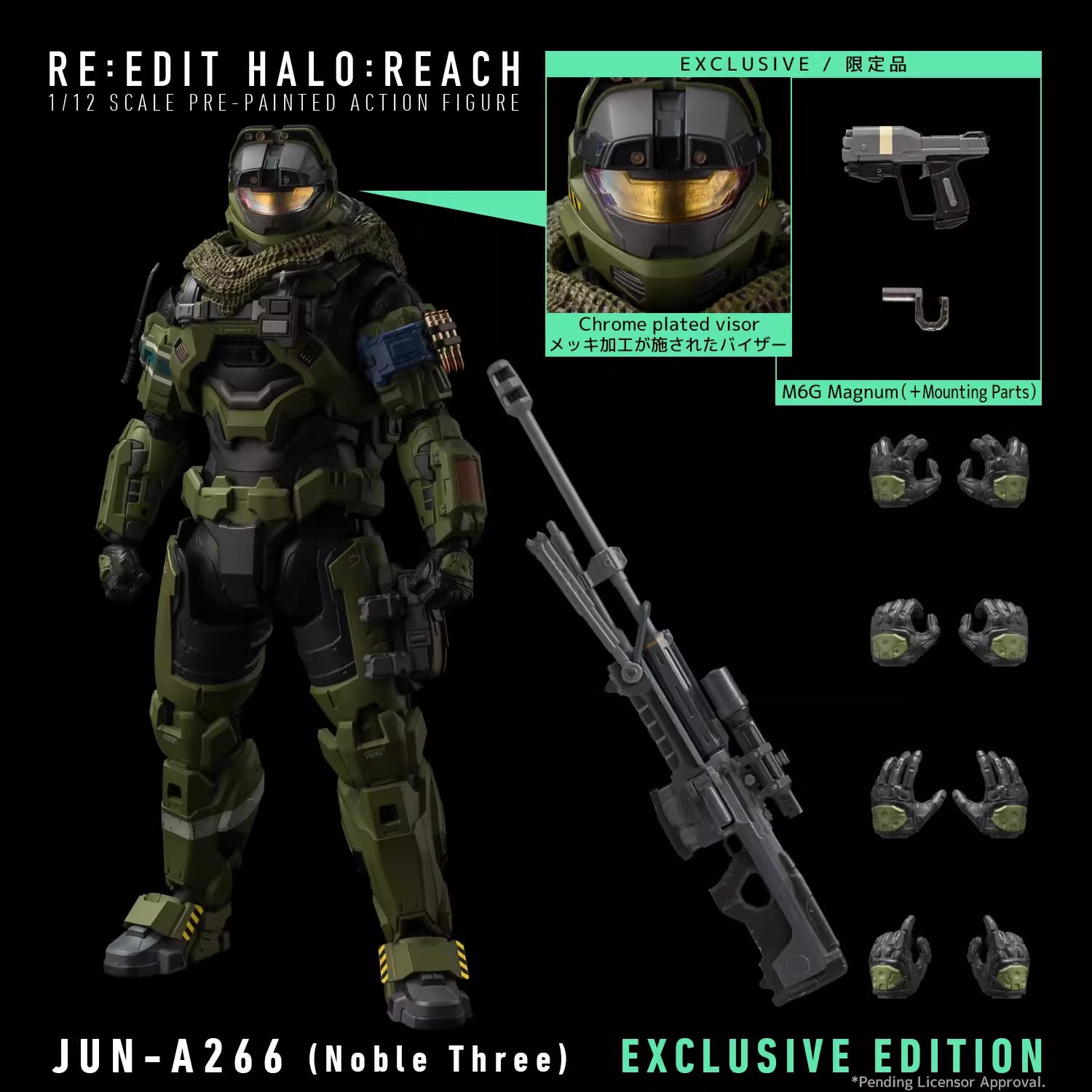 Фигурка Master Chief Halo 1/12 A266 №3 оптом из Китая