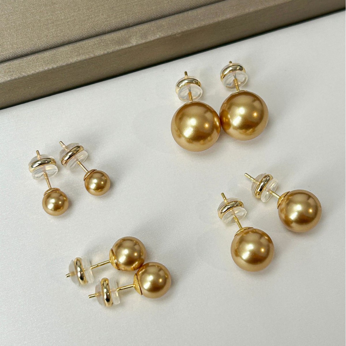 Серьги из серебра 999 с жемчугом Nanyang оптом из Китая