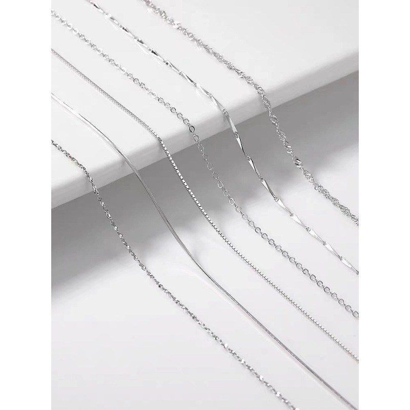 Серебряное ожерелье S925 на ключицу оптом из Китая