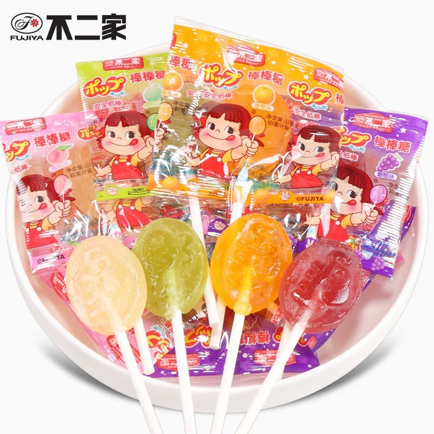 Леденцы FUJIYA фруктовые оптом из Китая