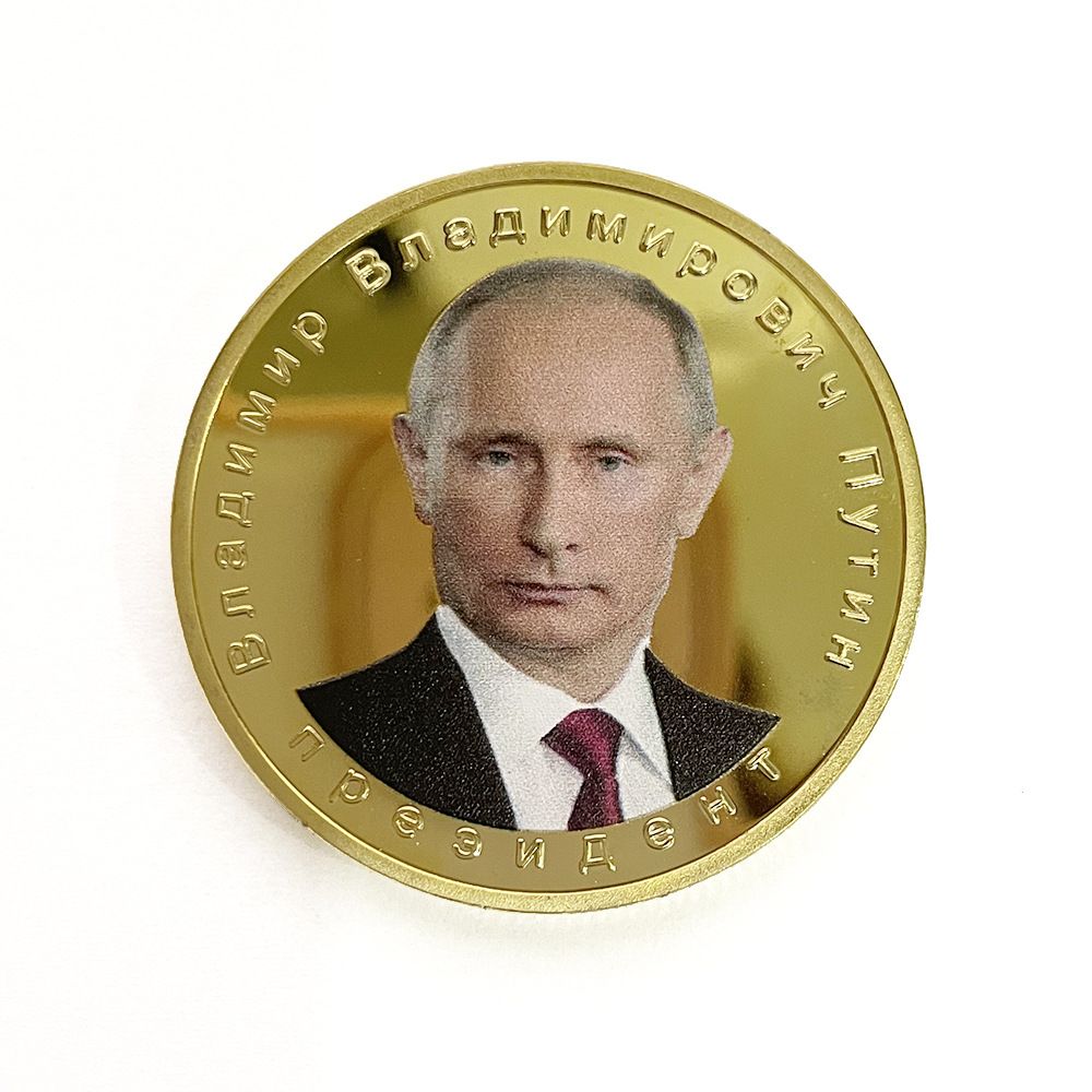 Памятный значок с Путиным: металлический сувенир оптом из Китая