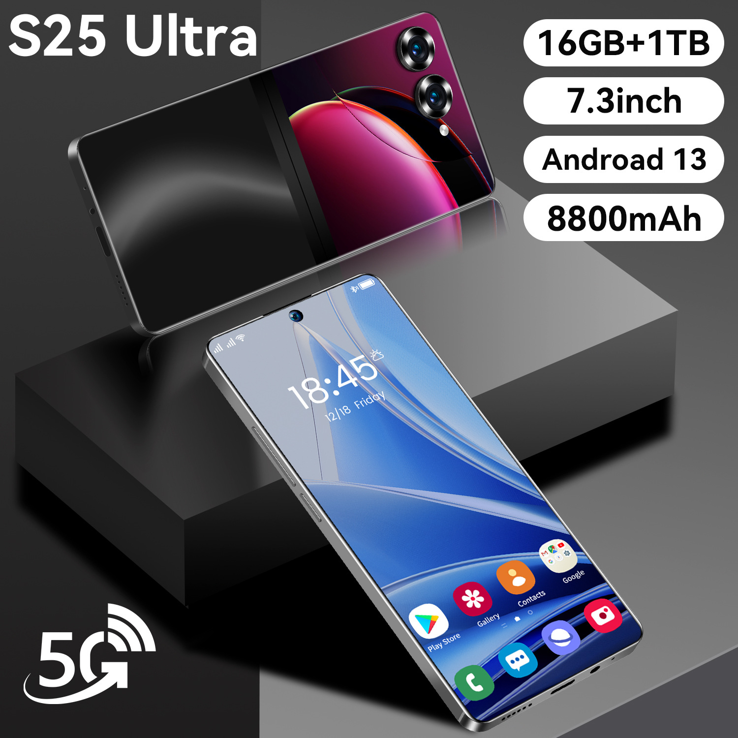 Смартфон S25U 7.3" Android 9.0 2+16 ГБ оптом из Китая