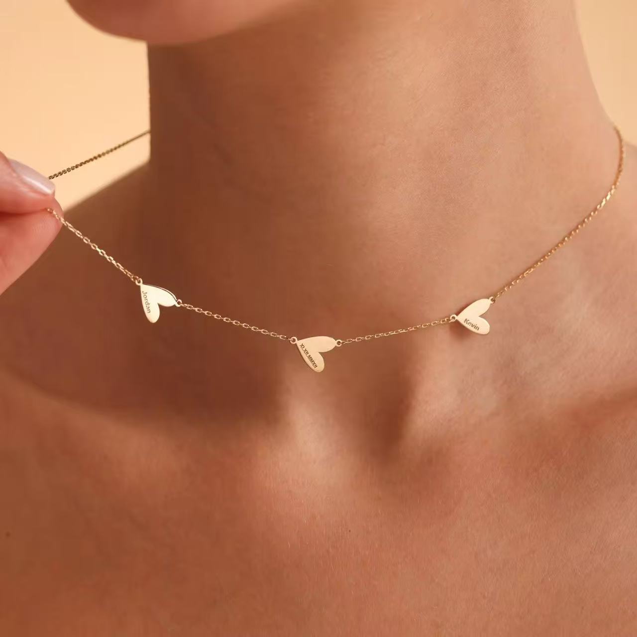 Ожерелье с сердцем и кисточкой из титановой стали оптом из Китая